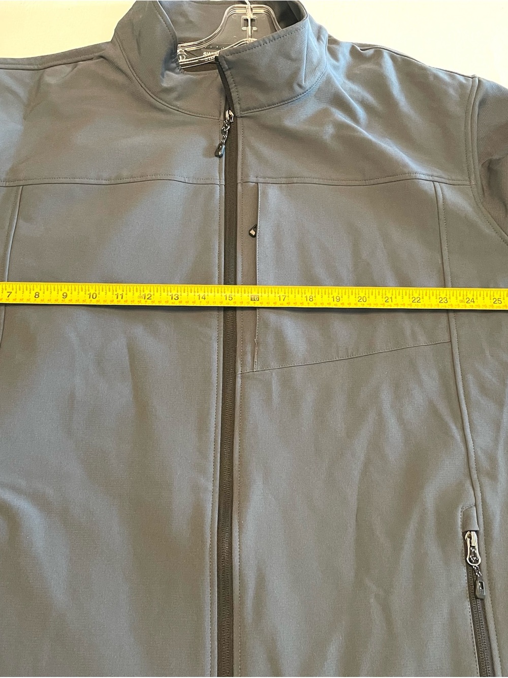 Swiss Tech Men's Slate Gray Softshell Performance Jacket - Picture 12 of 14